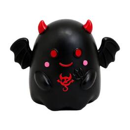 Link - Jumbo Angel Devil Squishy Toys, Cute Slow Rising Halloween Figure Squeeze Toys, Stress Relief Fidget Toy - Black