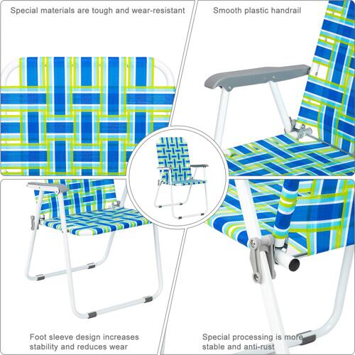 Special materials are tough and wear-resistant  
Smooth plastic handrail  
Foot sleeve design increases stability and reduces wear  
Special processing is more stable and anti-rust
