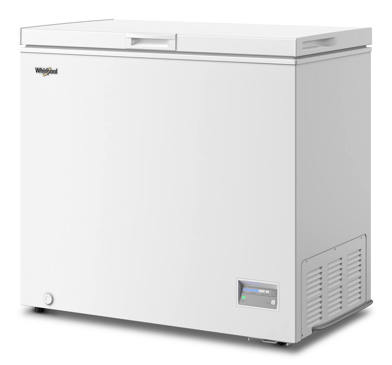 Left. Whirlpool - Whirlpool 7 cu. ft. Chest Freezer with 1 Storage Basket - White.