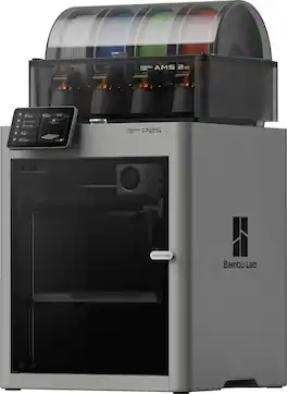 Bambu Lab - P2S AMS Combo 3D Printer - Gray