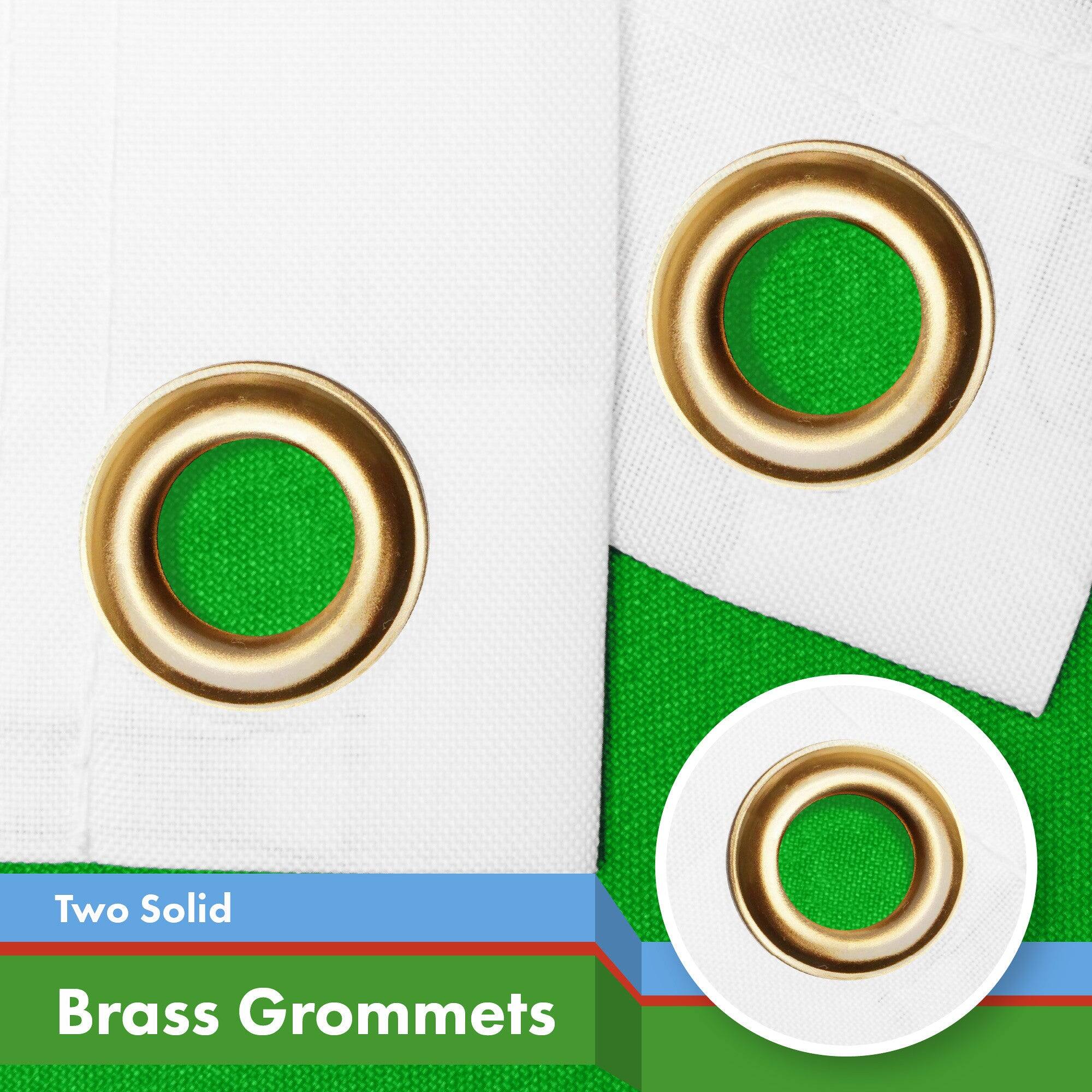 Two Solid Brass Grommets