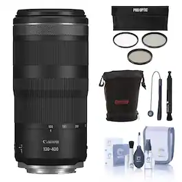 Bundle - Canon - RF 100-400mm f/5.6-8 IS USM Lens, with Included Value