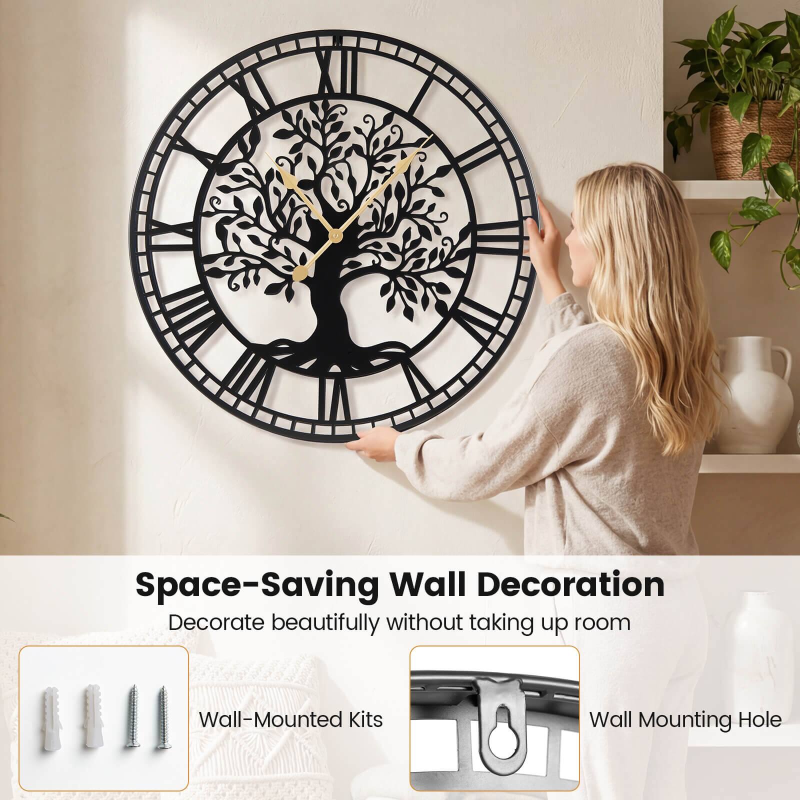 Space-Saving Wall Decoration  
Decorate beautifully without taking up room  

Wall-Mounted Kits  
Wall Mounting Hole