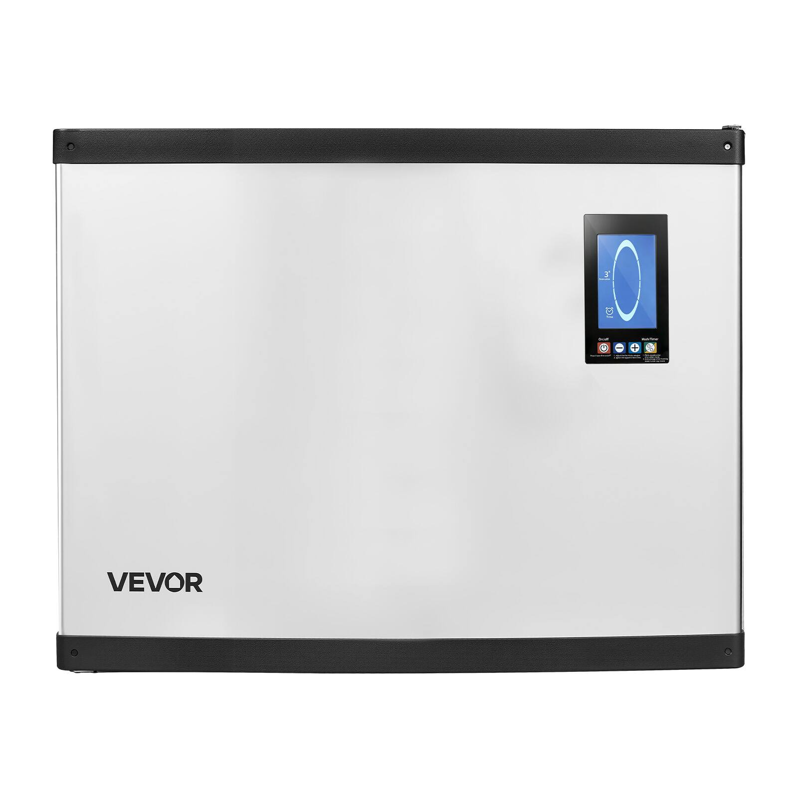 VEVOR Commercial Ice Maker Machine 690 Lbs/24H Stainless Steel Head ...