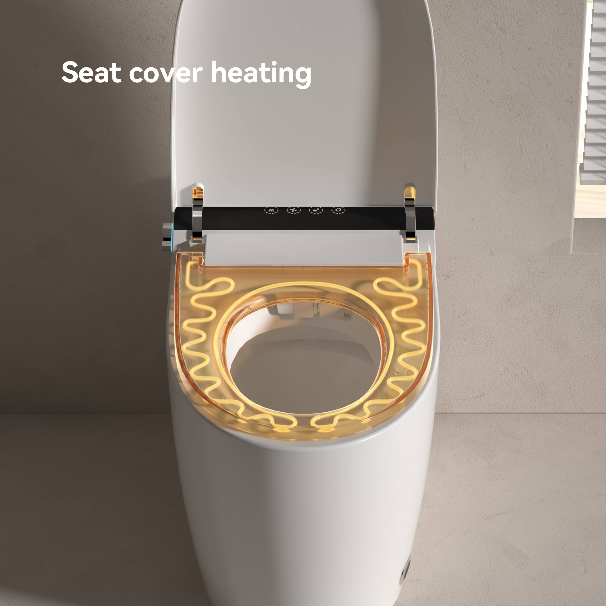 Seat cover heating