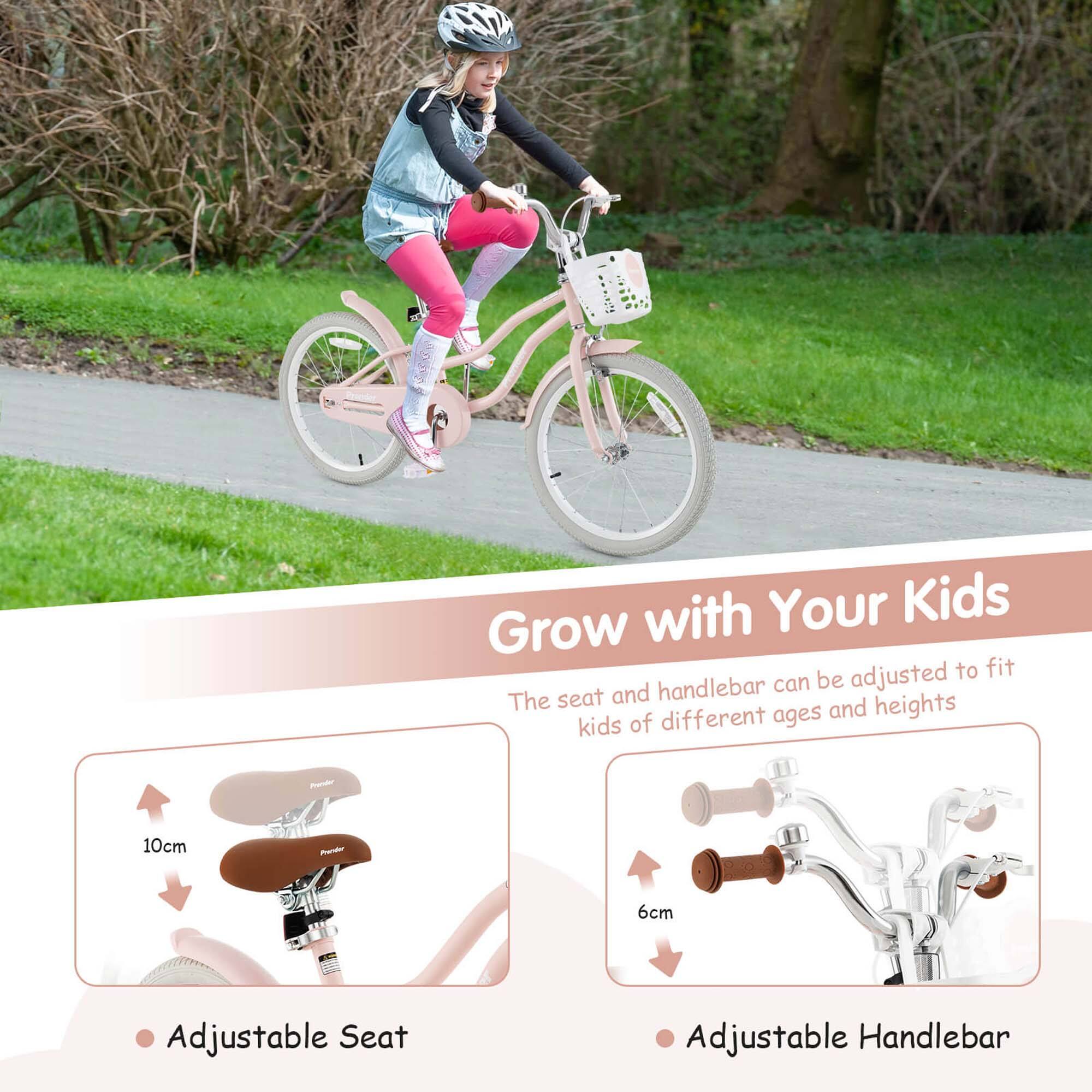 Grow with Your Kids

The seat and handlebar can be adjusted to fit kids of different ages and heights

- Adjustable Seat
  - 10cm

- Adjustable Handlebar
  - 6cm