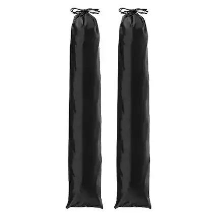 Front. Unique Bargains - Tripod Case Bag, Nylon Tripod Storage Bag, Long Foldable Monopod Compact Carrying Organizer Pouch, 39x6In & 2pcs - Black.