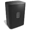 Front. Staples - 24-Sheet Cross-Cut Multi-Media Shredder - Black.