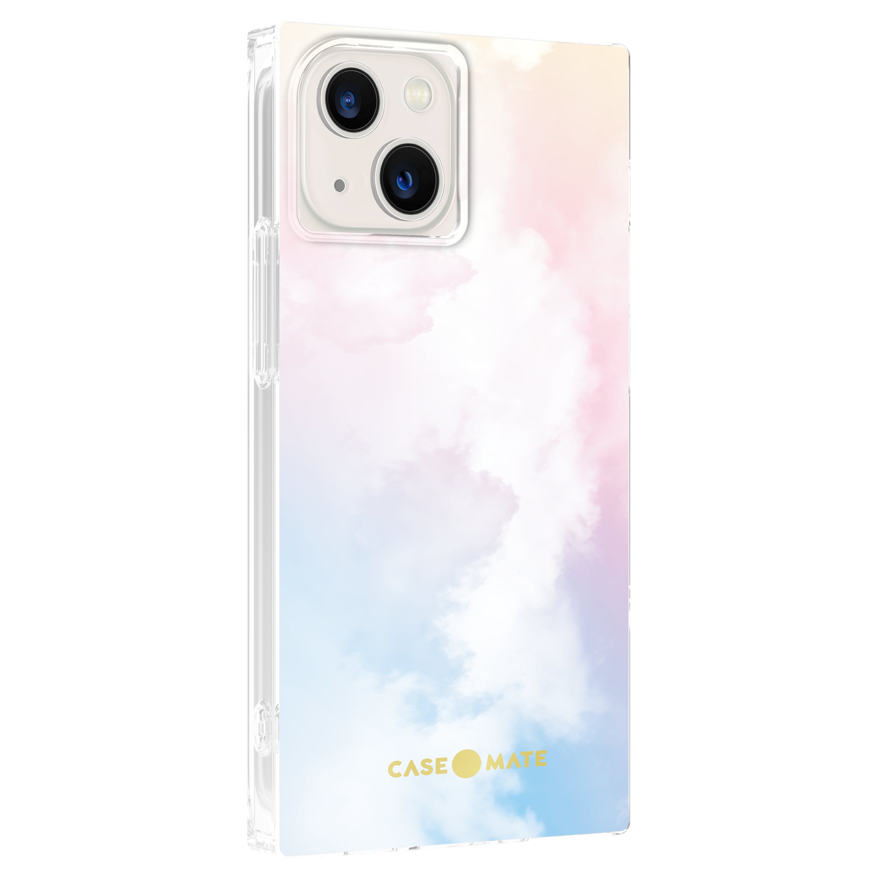 Angle. Case-Mate - Blox Softshell Case for iPhone 13 mini  - Cloud 9.