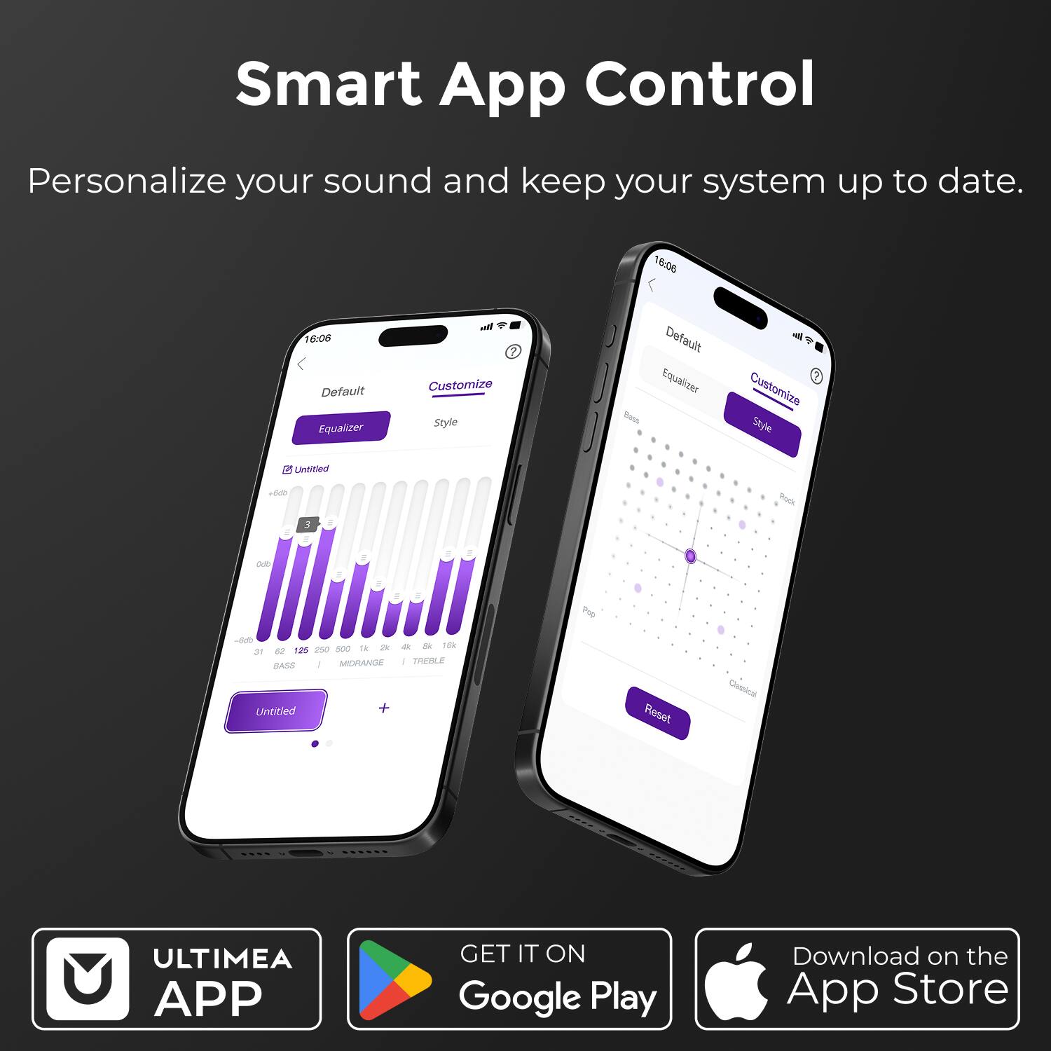 Smart App Control  
Personalize your sound and keep your system up to date.  

16:00 16:06  
Default Equalizer  
Customize Style  
Default Equalizer  
Bass  
Customize Style  
Untitled  
Bass  
2  
125  
-  
-  
-  
-  
-  
-  
-  
-  
-  
-  
-  
-  
-  
-  
-  
-  
-  
-  
-  
-  
-  
-  
-  
-  
-  
-  
-  
-  
-  
-  
-  
-  
-  
-  
-  
-  
-  
-  
-  
-  
-  
-  
-  
-  
-  
-  
-  
-  
-  
-  
-  
-  
-  
-  
-  
-  
-  
-  
-  
-  
-  
-  
-  
-  
-  
-  
-  
-  
-  
-  
-  
-  
-  
-  
-  
-  
-  
-  
-  
-  
-  
-  
-  
-  
-  
-  
-  
-  
-  
-  
-  
-  
-  
-  
-  
-  
-  
-  
-
