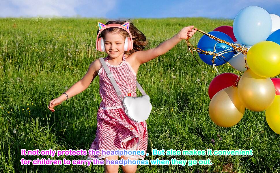 It not only protects the headphones, but also makes it convenient for children to carry the headphones when they go out.