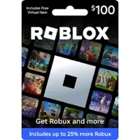 Roblox - $100 Physical Gift Card [Includes Virtual Item] - Front_Zoom