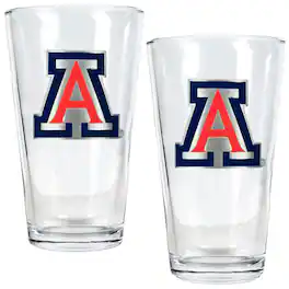 Great American Products - Arizona Wildcats 16oz. Pint Glass Set - Multicolor