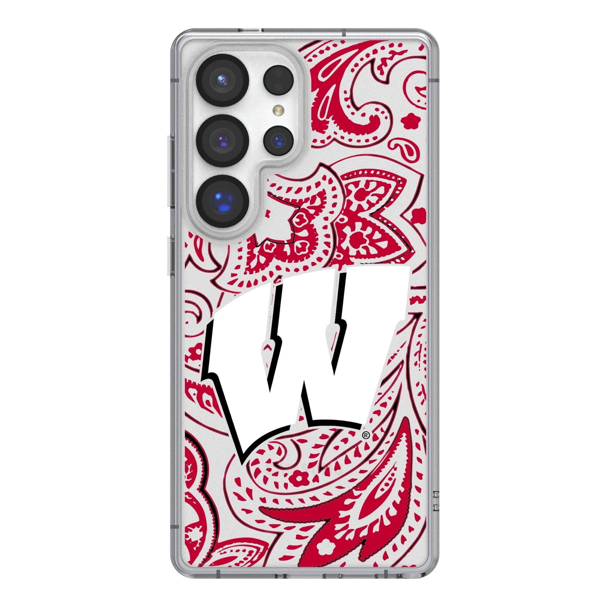 Keyscaper - NCAA - Wisconsin Badgers Paisley Galaxy Clear Case - S24 Plus - Multicolor price history on PriceWatchPro