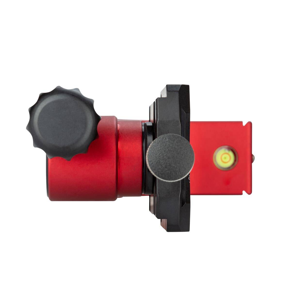 Alt View 3. ProMediaGear - ProMediaGear GT2 Tomahawk Gimbal Attachment for Ball Heads, Red.