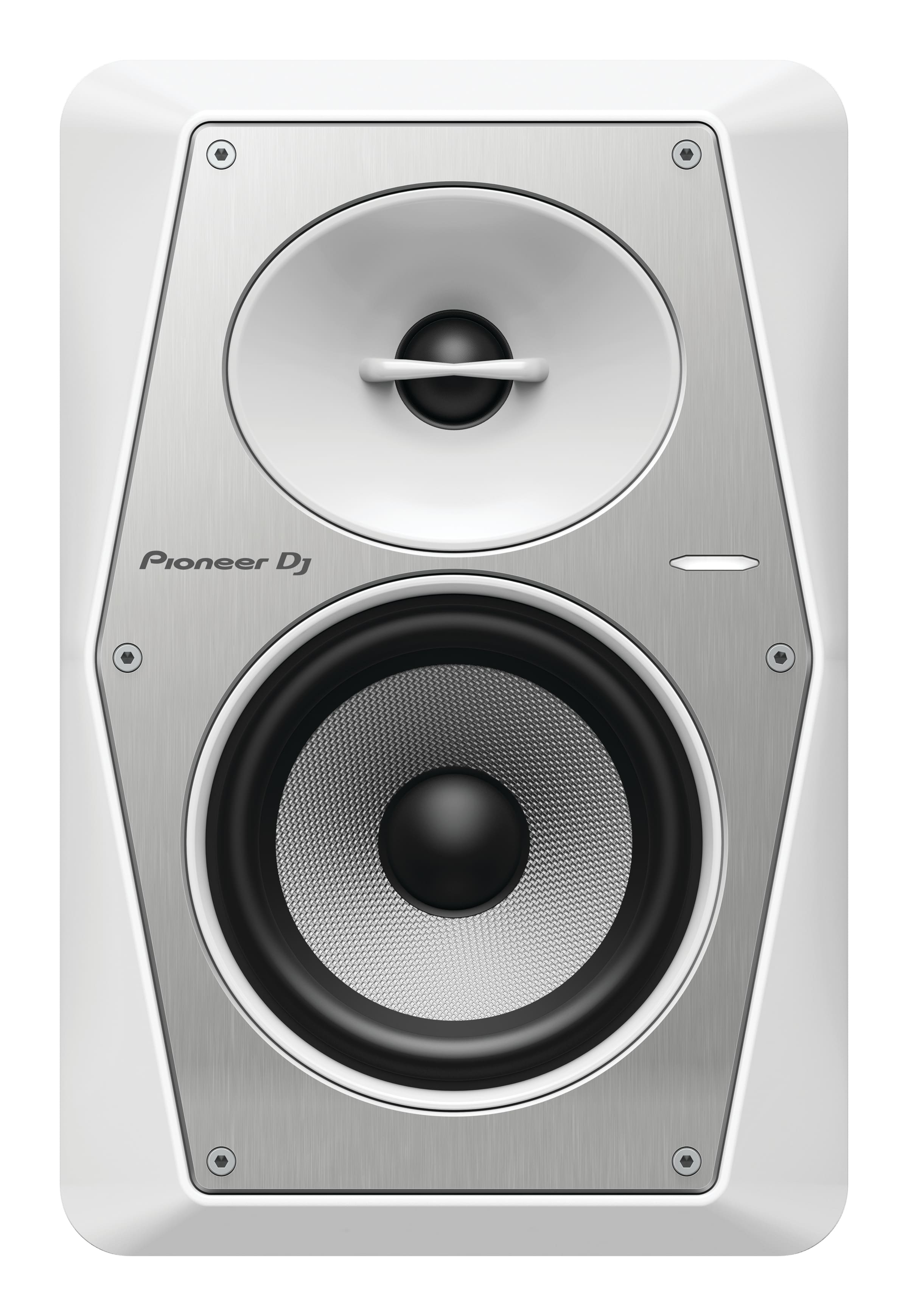 Front. Pioneer DJ - Active Monitor Speaker with DSP Control 5" - White.