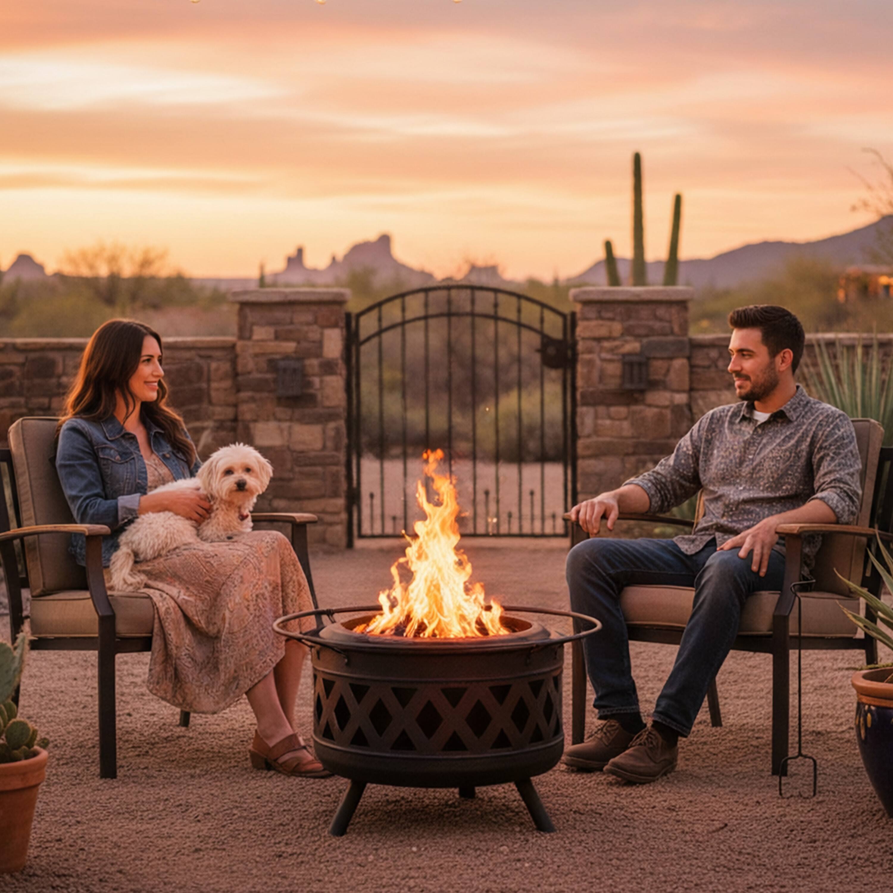 Alt View 9. Sunnydaze - 30 in Crossweave Smokeless Wood-Burning Fire Pit with Poker - Black.