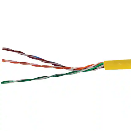 Front. Vericom - CAT-5E U/UTP Solid Riser CMR Cable 1,000 Ft..