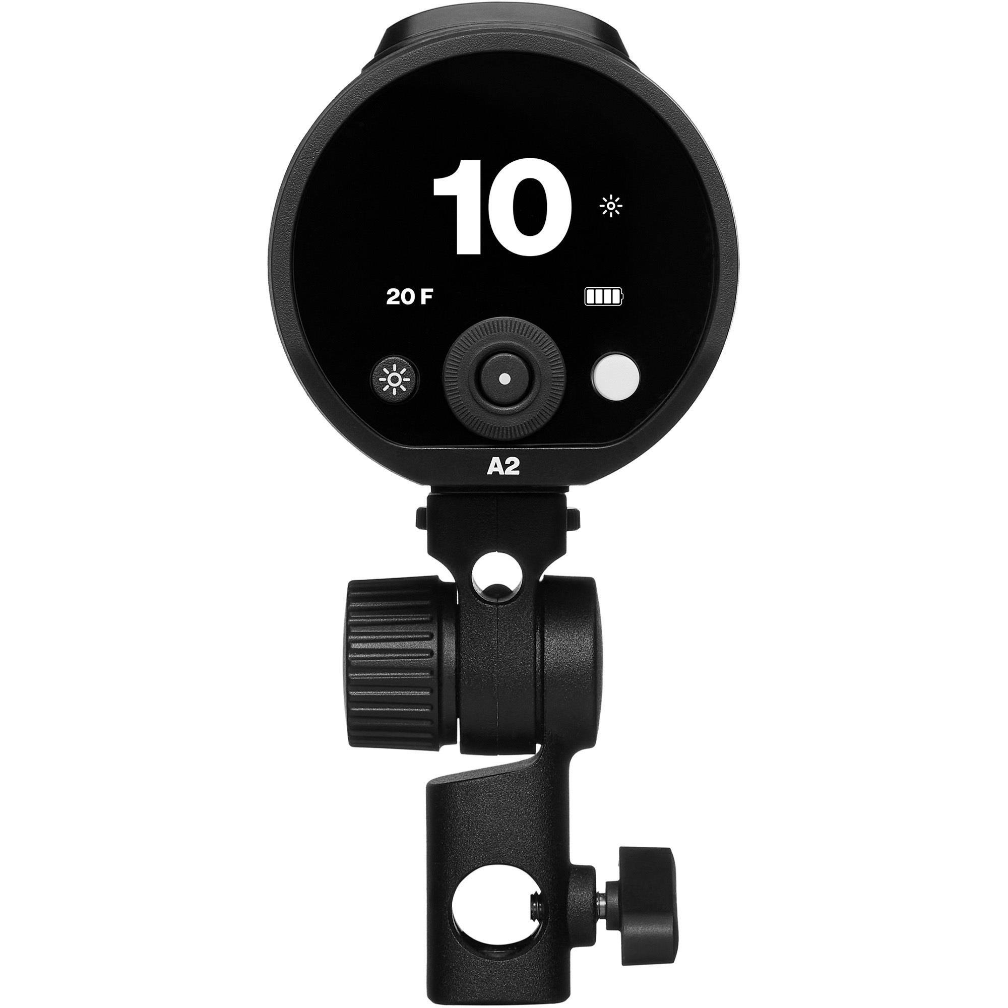 Back. Profoto - Profoto A2 Monolight with Clic Dome and Clic Grid Kit.