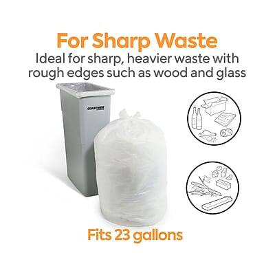 For Sharp Waste  
Ideal for sharp, heavier waste with rough edges such as wood and glass  
Fits 23 gallons