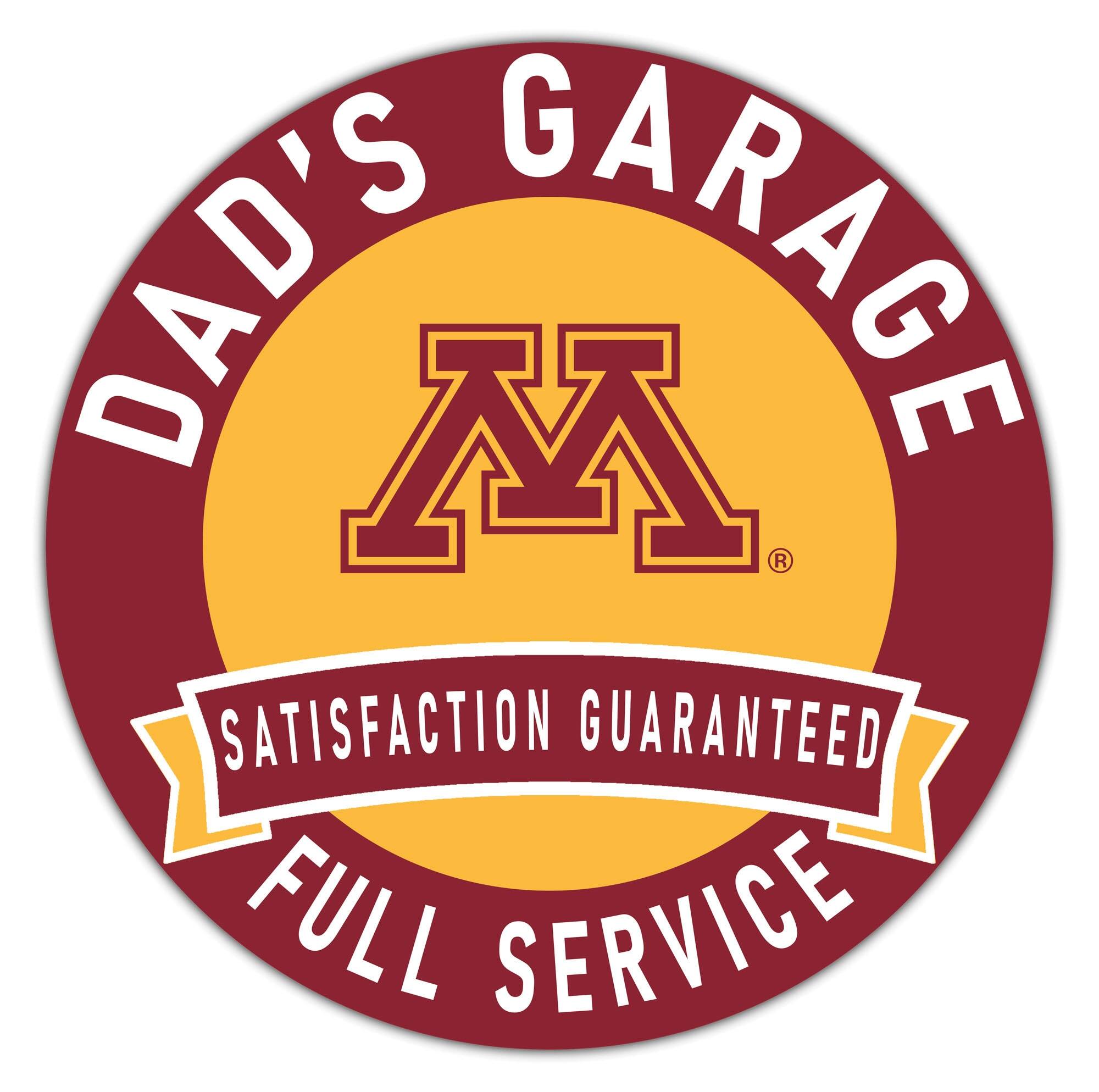 Fan Creations - Minnesota Golden Gophers 16" x 16" Dad's Garage Wood Sign - Multicolor