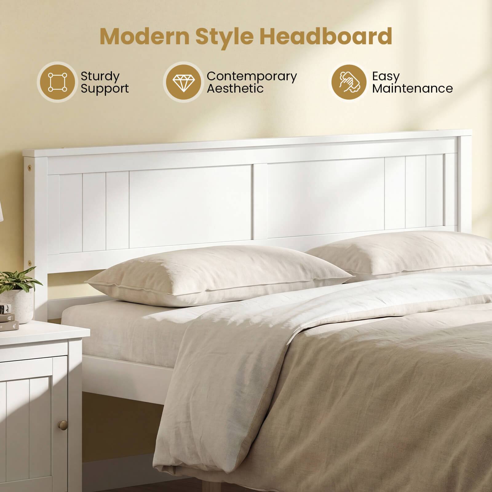 Modern Style Headboard

- Sturdy Support
- Contemporary Aesthetic
- Easy Maintenance