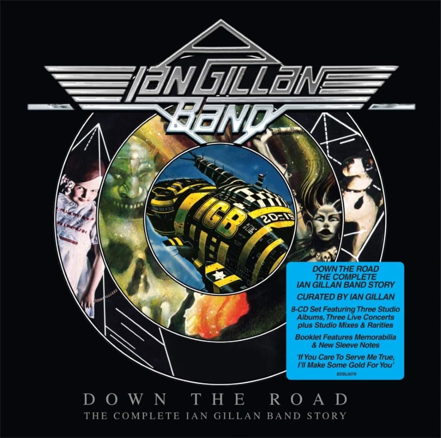 Ian Gillan Band - Down The Road: The Complete Ian Gillan Band Story - Deluxe 8CD Boxset   - COMPACT DISCS price history on PriceWatchPro