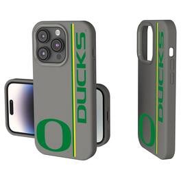 Keyscaper - NCAA - Oregon Ducks iPhone Soft Touch Case - 14 - Gray