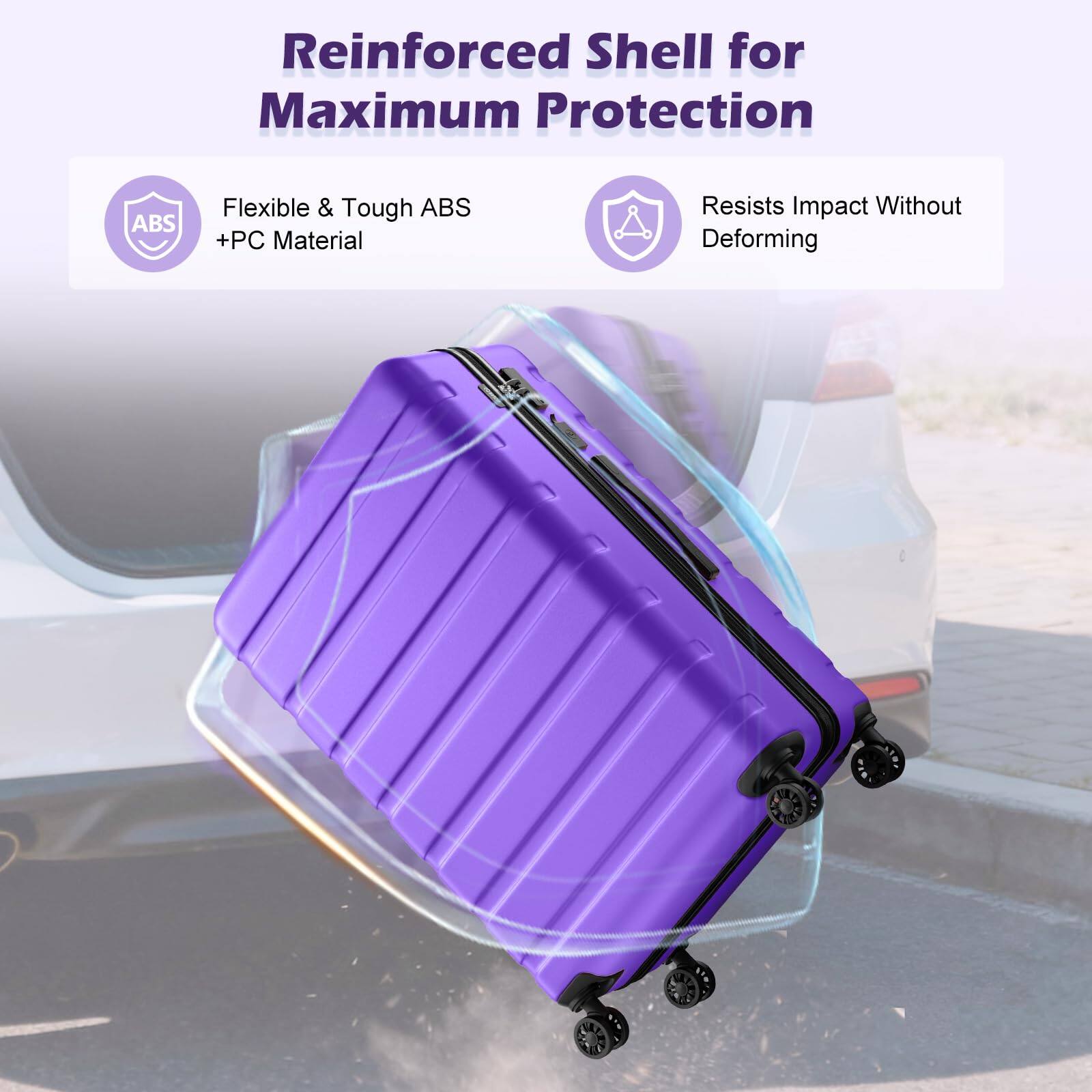 Reinforced Shell for Maximum Protection

- Flexible & Tough ABS + PC Material
- Resists Impact Without Deforming