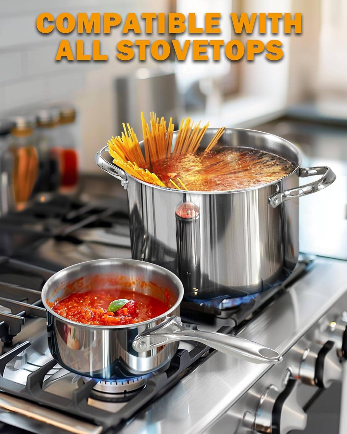 COMPATIBLE WITH ALL STOVETOPS