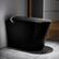 Alt View 1. Ecooso - Smart Toilet with Bidet Built In, Auto Open/Close Seat, Foot Sensor, LED Display,Night Light, Warm Water & Dryer - Matte Black.