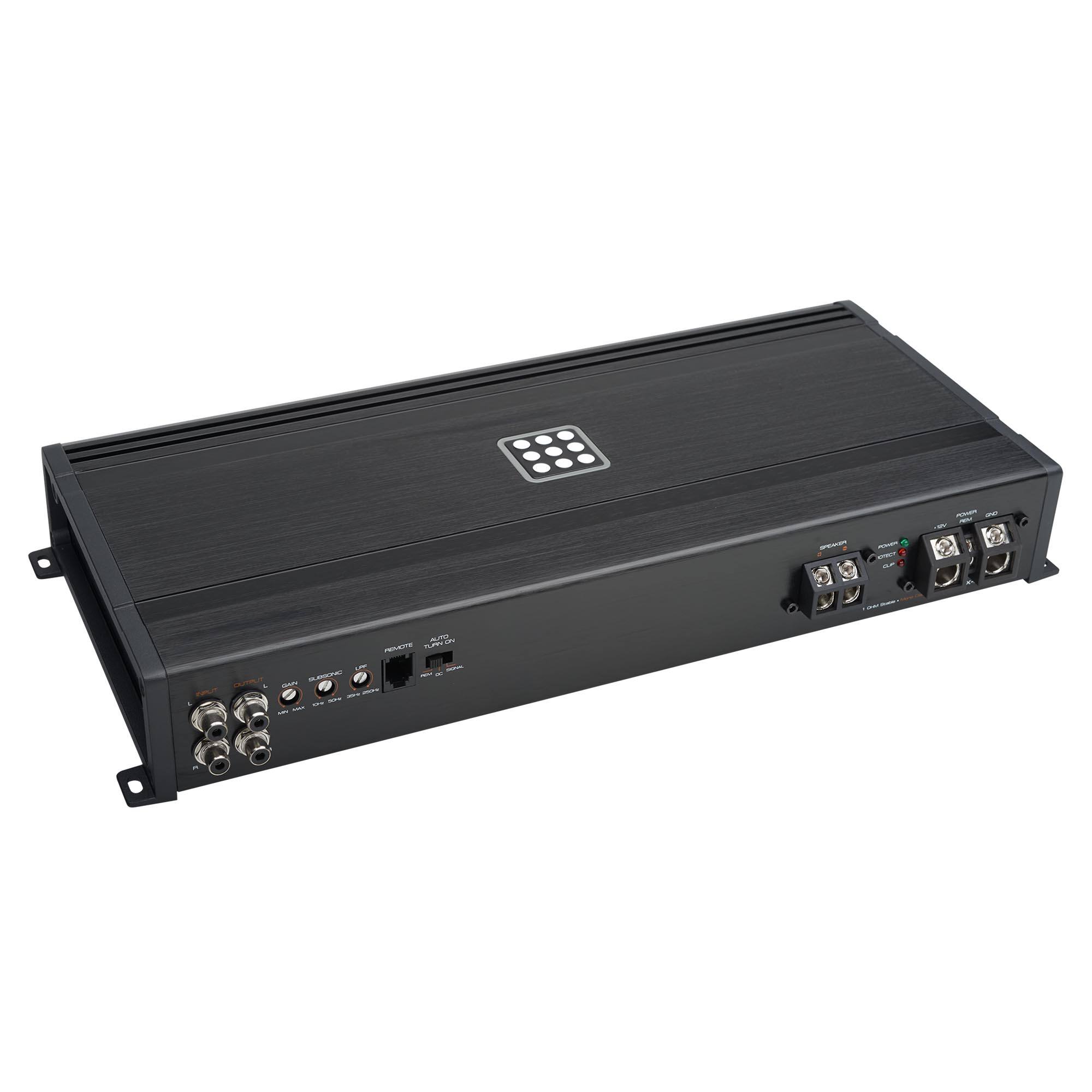 Alt View 1. Powerbass - PowerBass PBX-3000.1D - Mono Class D 1500W x 1 (2 ohm), 3000W x 1 (1 ohm) Amplifier - Black/Gray.