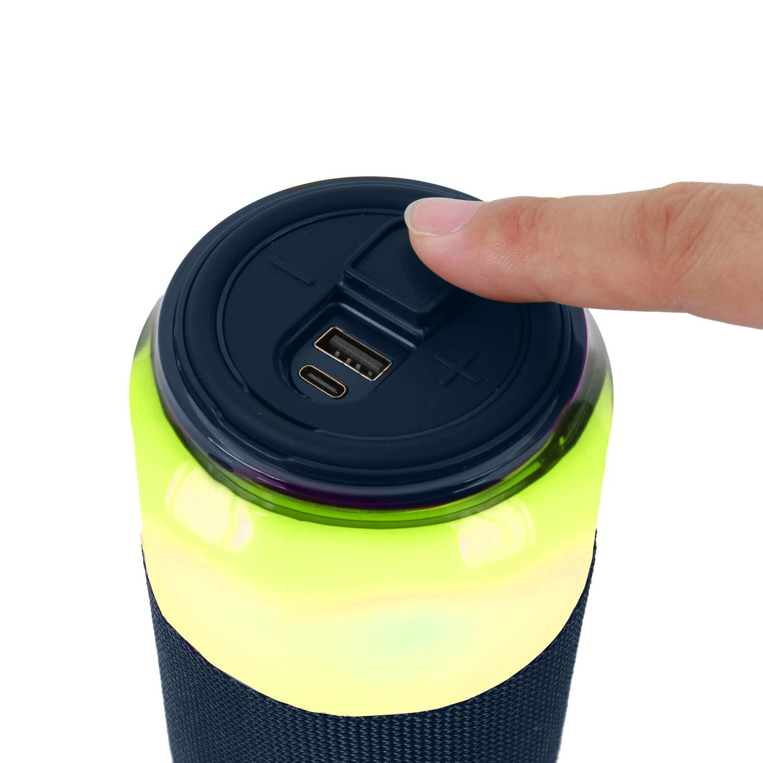 Angle. Supersonic - SodaBoom Portable Bluetooth Speaker True Wireless, LED Light Show, SC-2335BT - Blue.