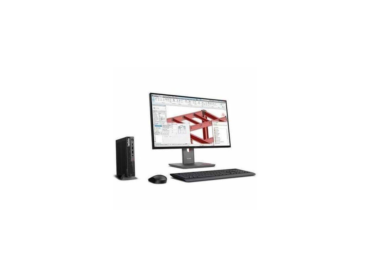 Alt View 10. Lenovo - Lenovo ThinkStation P3 Gen 2 - Intel Core Ultra 7 - 32 GB - 1 TB SSD - NVIDIA RTX A400 - Windows 11 Pro - Black.