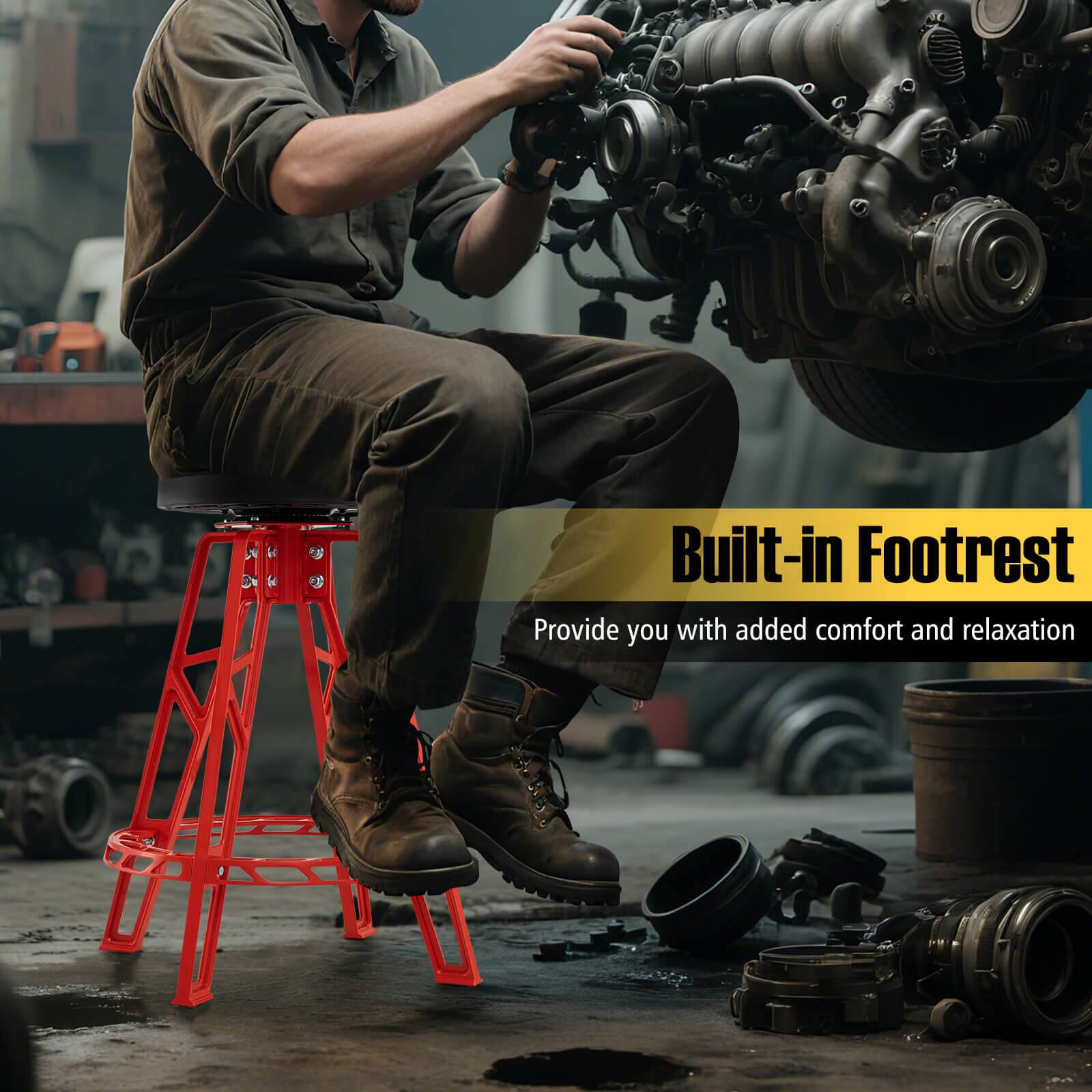 Built-in Footrest  
Provide you with added comfort and relaxation