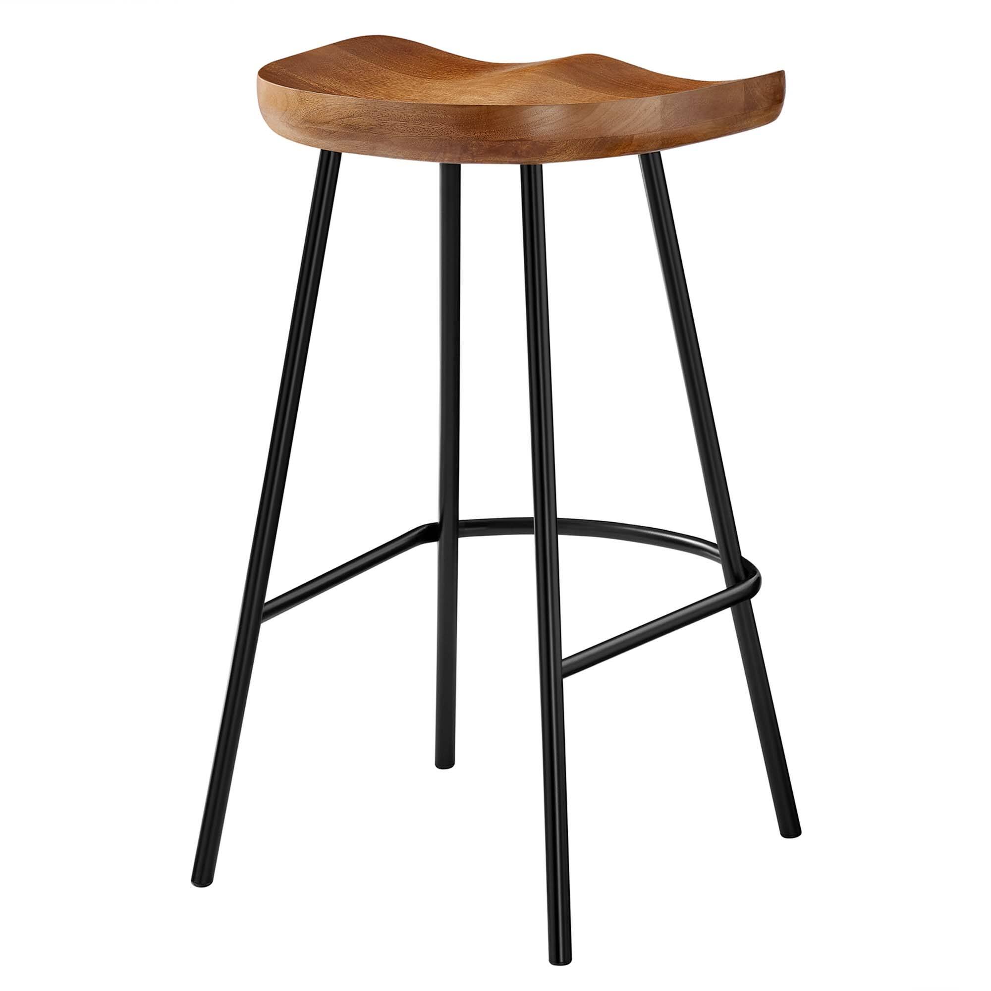 Alt View 2. Modway - Concord Backless Wood Counter Stools Set of 2 by Modway - 0.