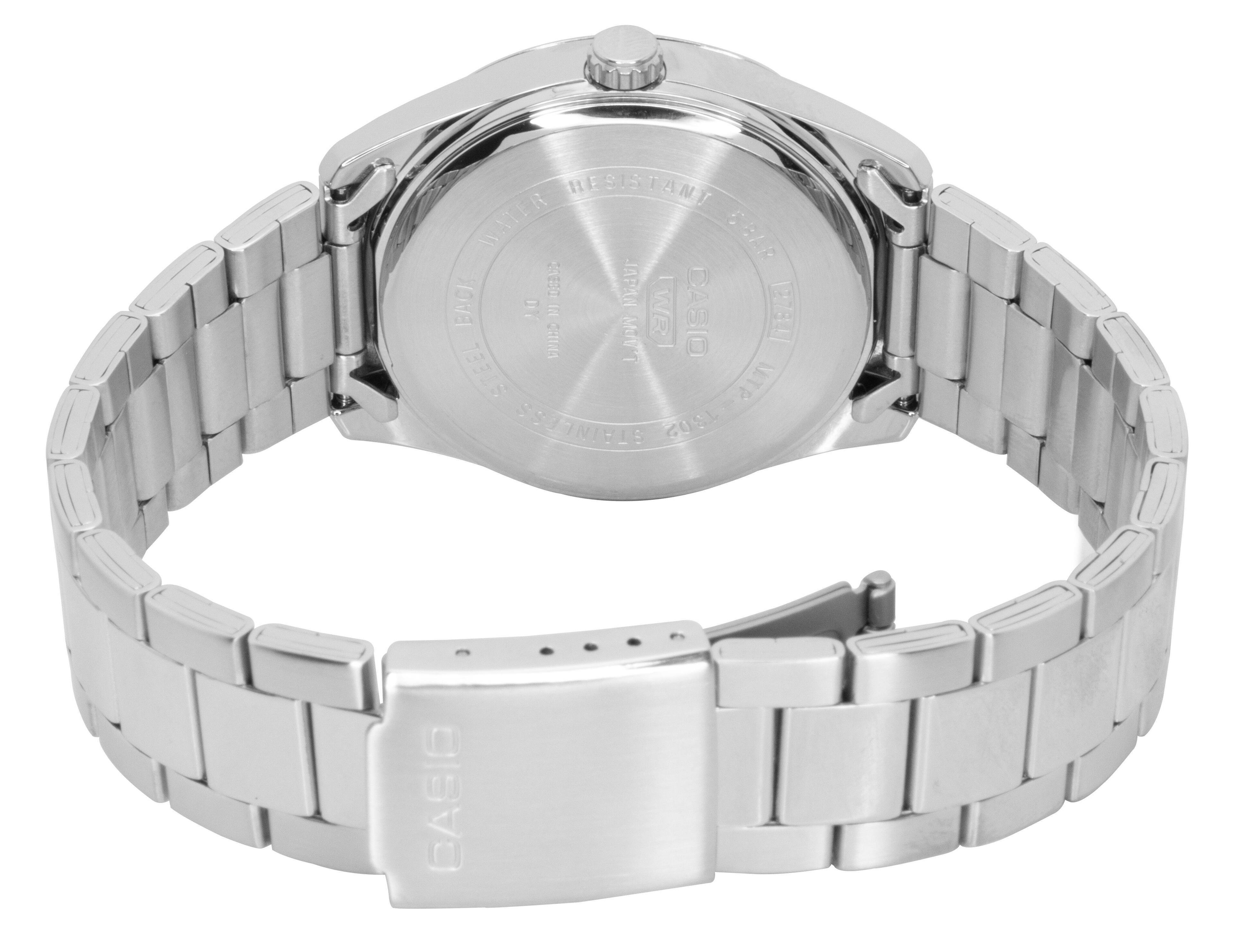WATER RESISTANT  
DASIO  
JAPAN MOV'T  
MADE IN CHINA  
STAINLESS STEEL  
3 ATM  
CASIO
