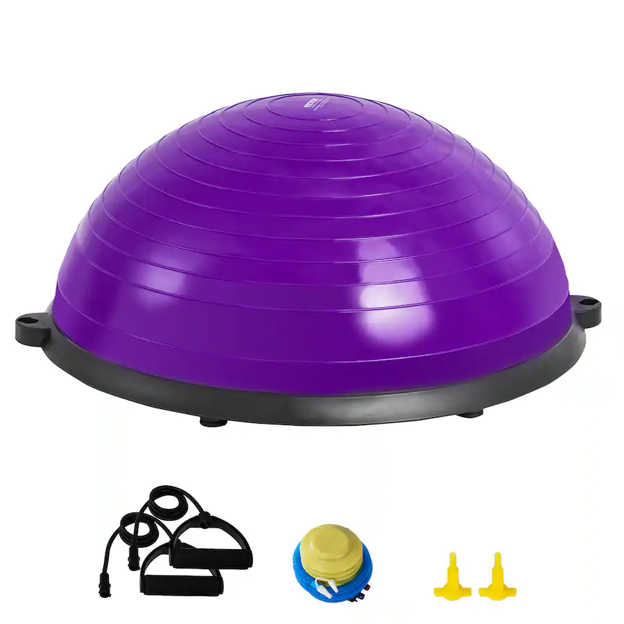 Balance Balltech VEVOR Half Exercise Ball Trainer, 23 inch Balance Ball Trainer, 660lbs ...
