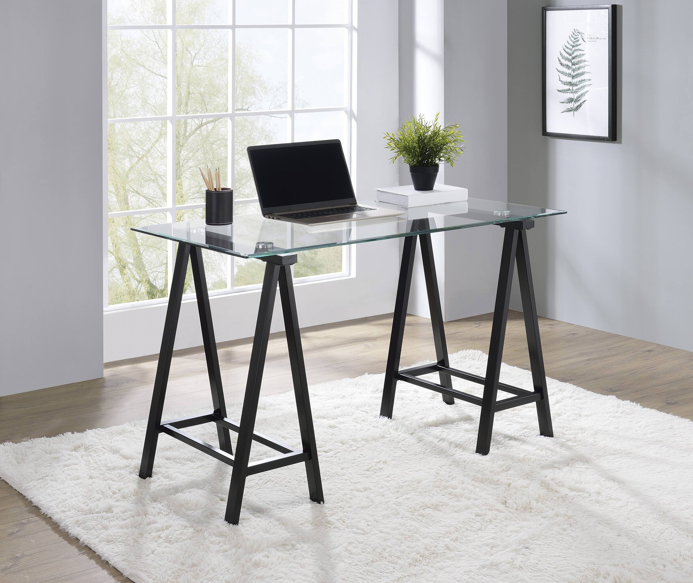 Alt View 13. OSP Home Furnishings - Middleton desk - Black.