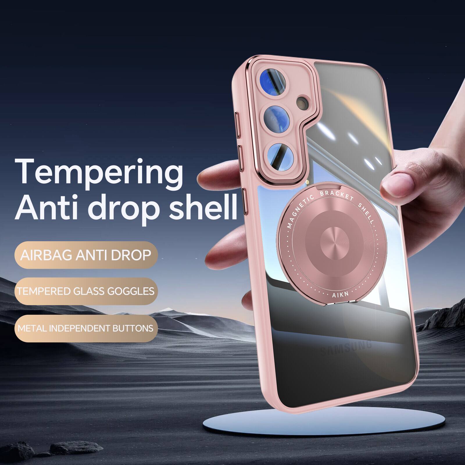 Tempering Anti drop shell  
AIRBAG ANTI DROP  
BRACKET MAGNETIC SHELL  
TEMPERED GLASS GOGGLES  
METAL INDEPENDENT BUTTONS  
SAMSUNG