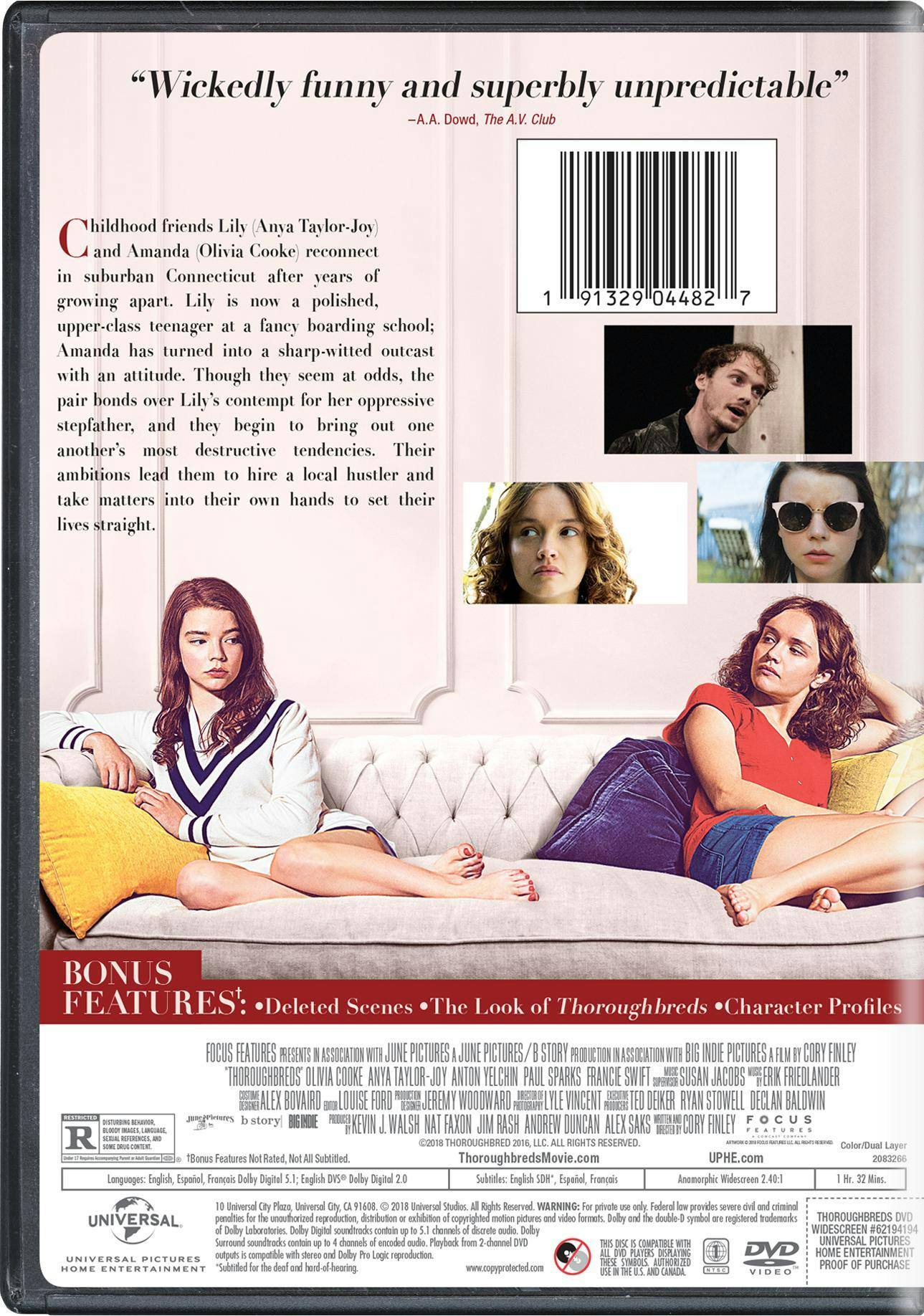 Back. Thoroughbreds [DVD].