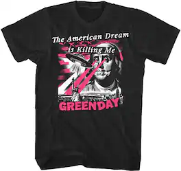PopMarket - Green Day - Green Day - American Dream Abduction T-Shirt - Large Black 23GD350A3 - APPAREL - Multicolor