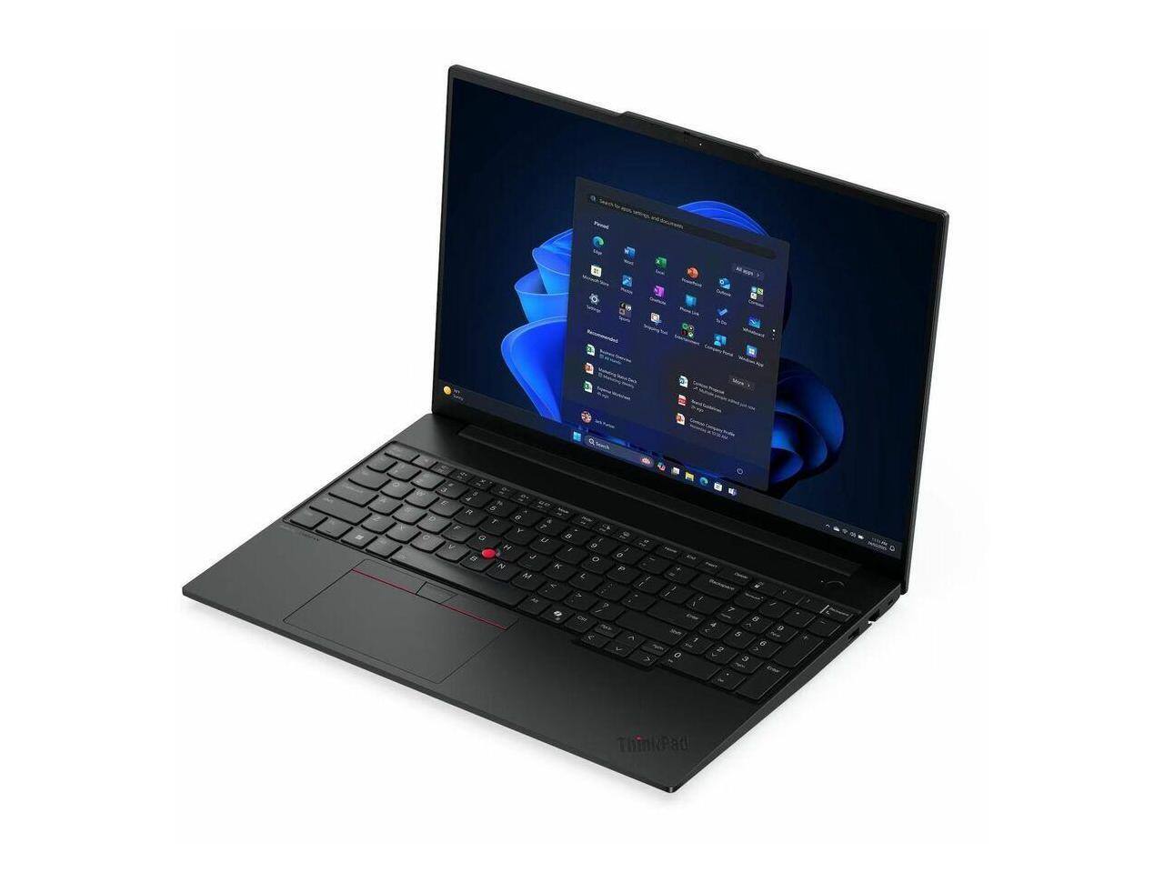 Alt View 2. Lenovo - Lenovo ThinkPad E16 Gen 3 - Intel Core Ultra 7 - 16GB - 512GB SSD - Windows 11 Pro - Intel Arc GPU - Black.