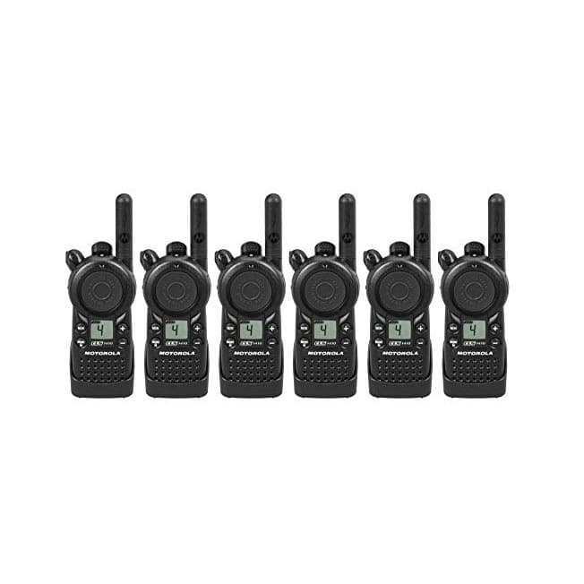 Motorola - CLS1410 UHF Frequency Professional Two Way Radio (6-Pack) - Black