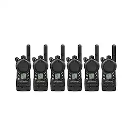 Motorola - CLS1410 UHF Frequency Professional Two Way Radio (6-Pack) - Black