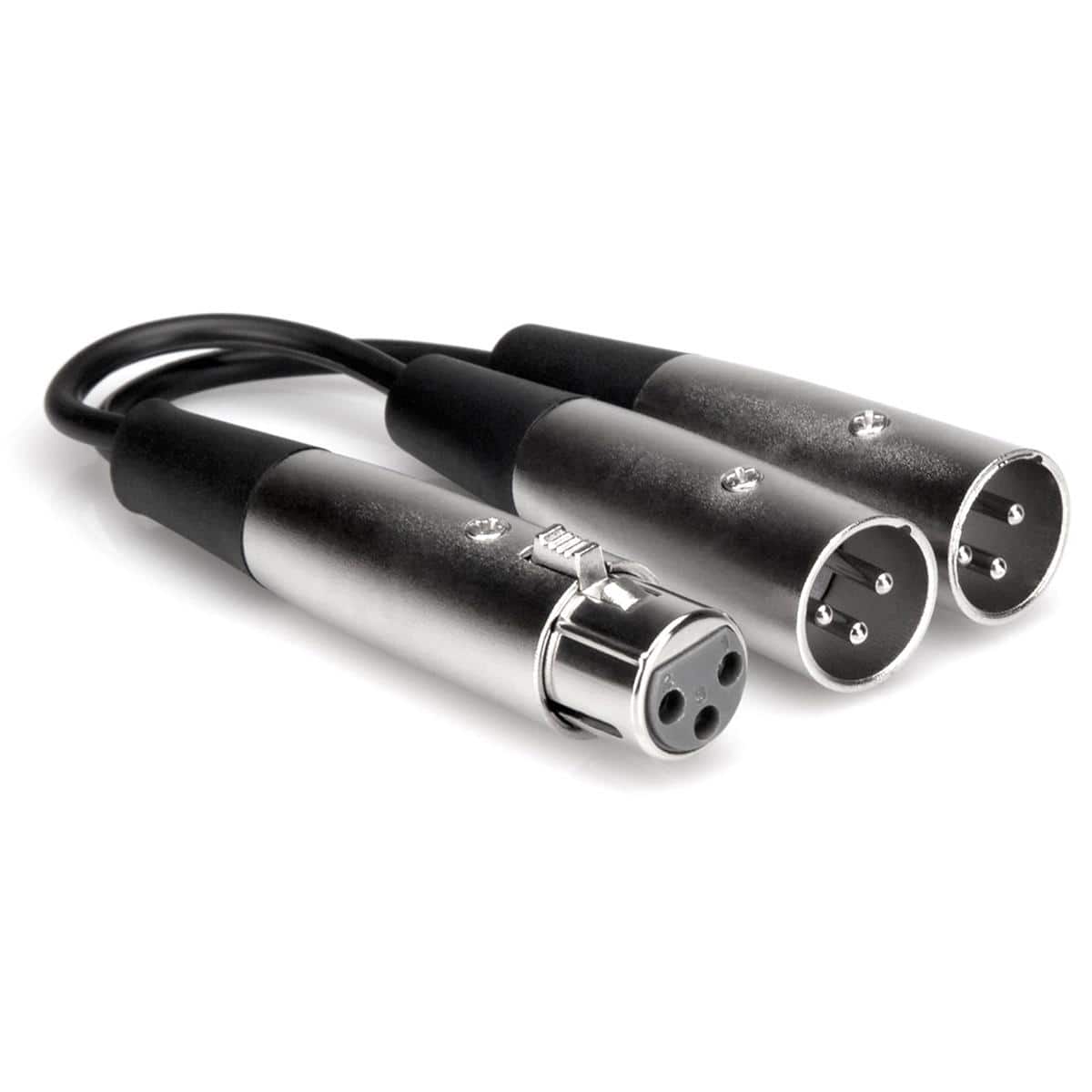 Hosa Technology - 18" XLR3F to Dual XLR3M Y Cable