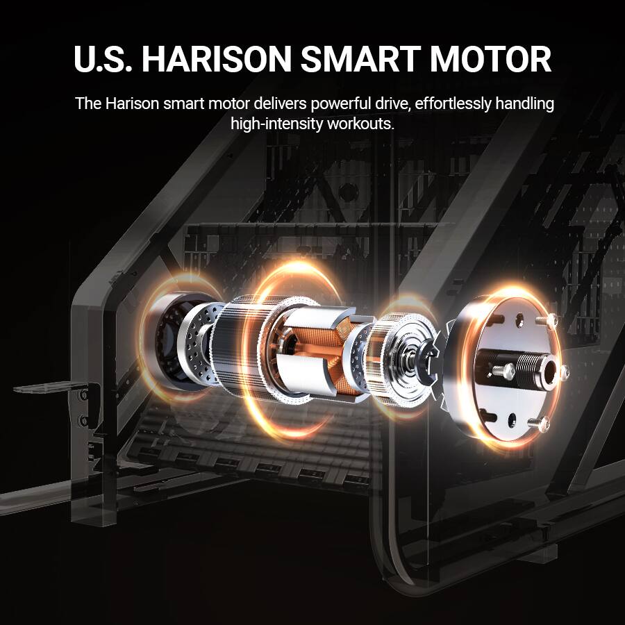 U.S. HARISON SMART MOTOR

The Harrison smart motor delivers powerful drive, effortlessly handling high-intensity workouts.