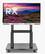 Front. Smart Tech - Mobile Floor Stand for Smart Board QX286 - Black.