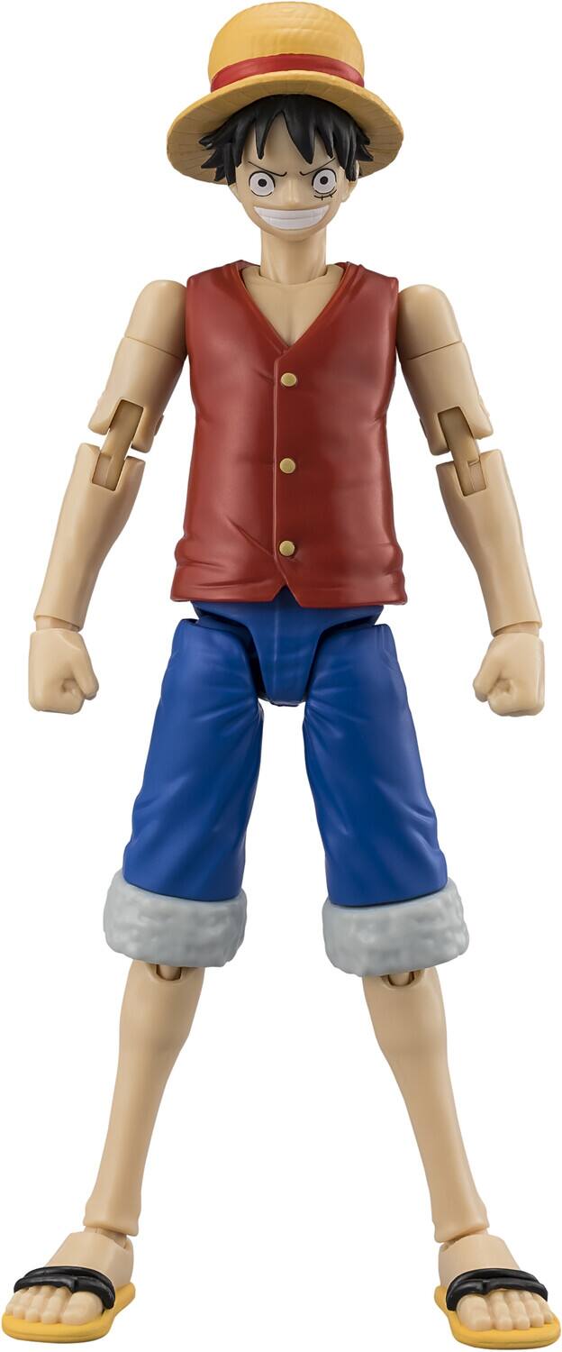 Alt View 4. Bandai - One Piece - Anime Heroes - Monkey D. Luffy (East Blue) Action Figure   - COLLECTIBLES - Multicolor.
