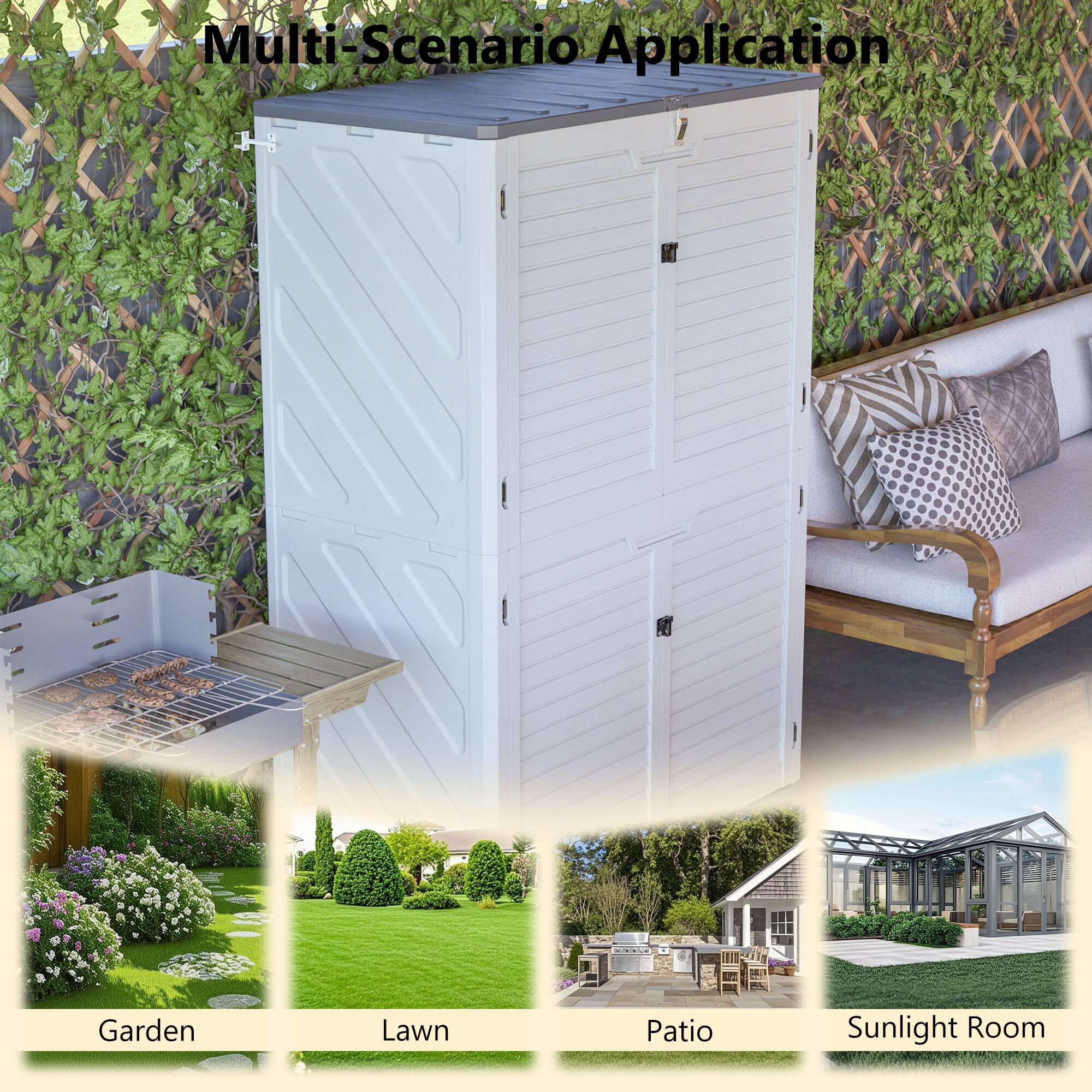 BANMS Multi-Scenario Application: Garden, Lawn, Patio, Sunlight Room